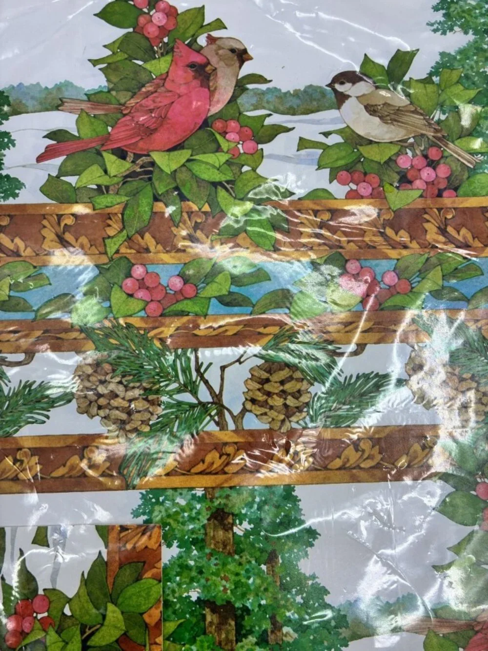 Vintage Midco Christmas Gift Wrap Paper 2 Sheets 24